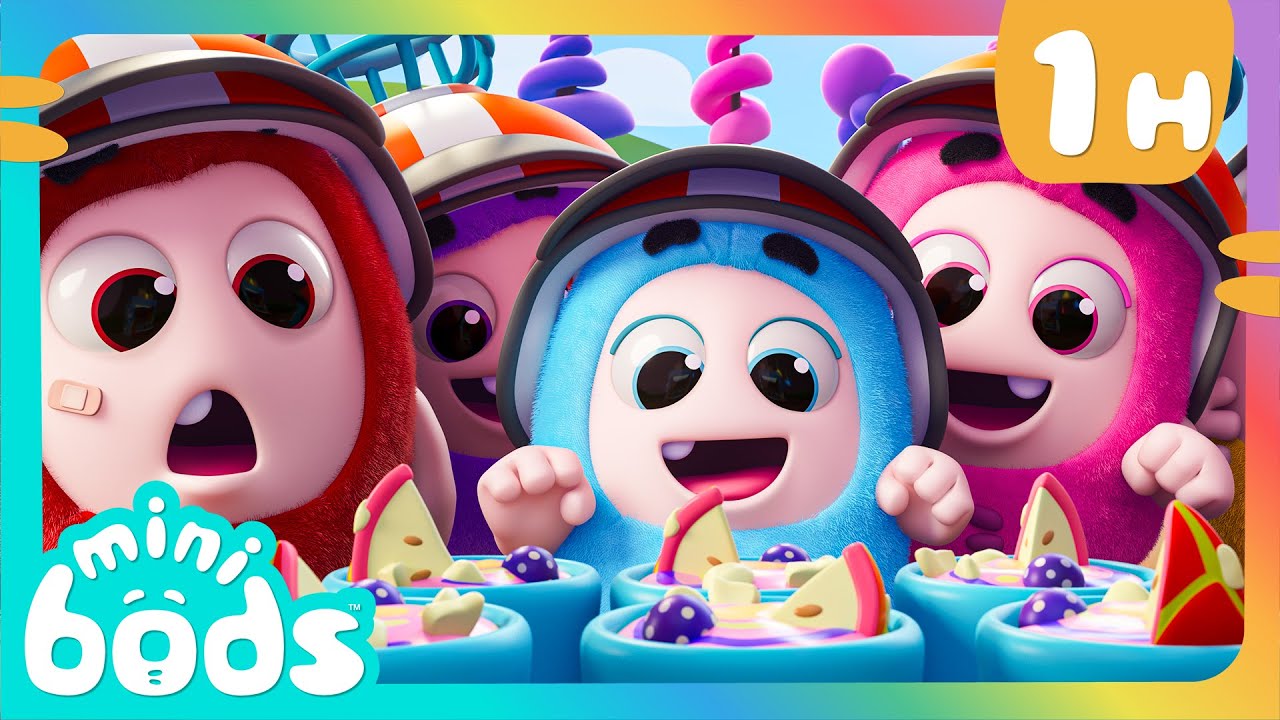 Ice Cream Party | Minibods | Mini Oddbods | Baby Oddbods | Funny Cartoons For Kids