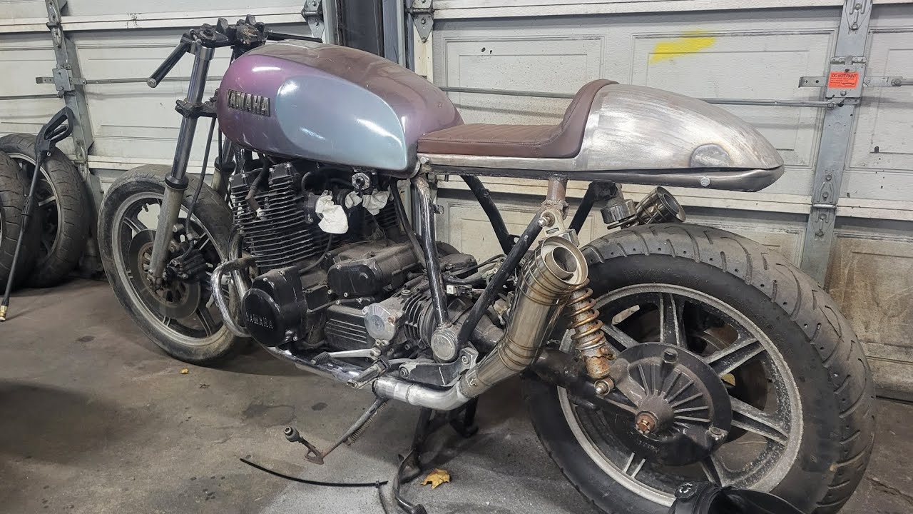Yamaha XS1100 Cafe Racer 1979 года, сборка, часть 1