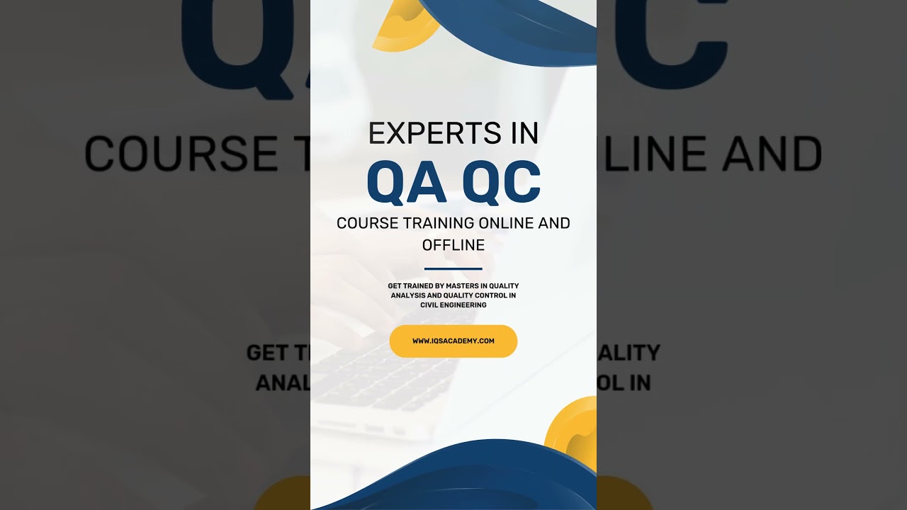 QA QC Course Training for Civil Engineers in Hyderabad- Best QA QC Course Institute in Hyderabad