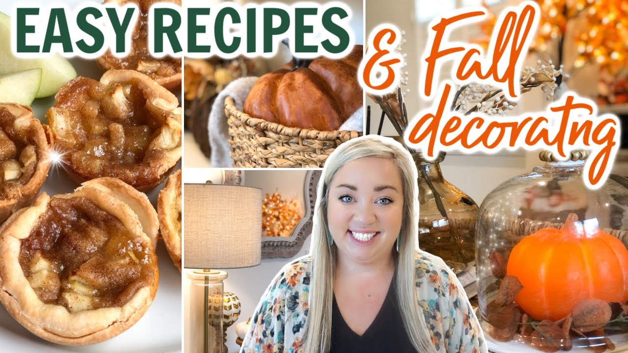 EASY RECIPES AND FALL DECORATING | COZY FALL COOKING | FALL HOME DECOR 2022 | JESSICA O'DONOHUE