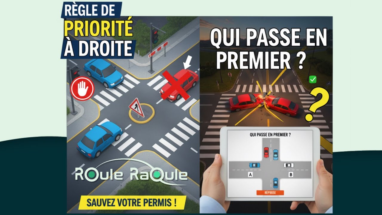 PRIORITE A DROITE - PERMIS 2025 🚗💨