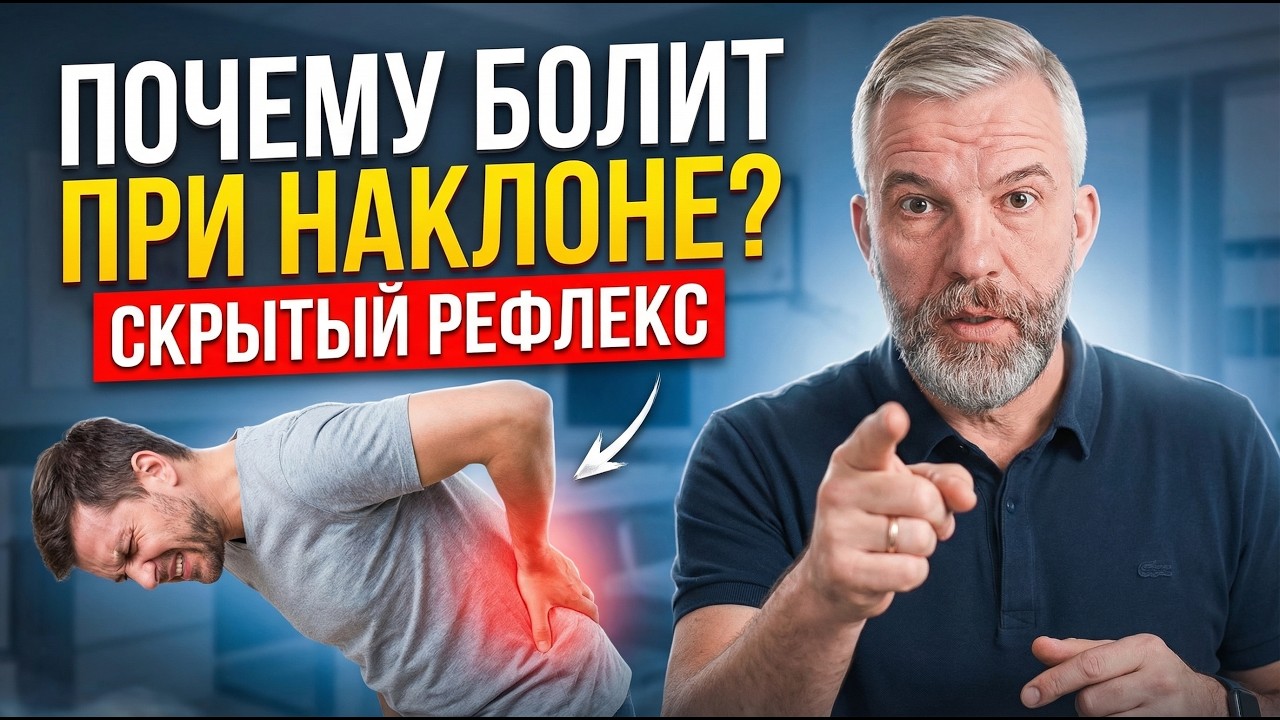 Спина болит при наклоне и никто не понимает почему? Проверь этот рефлекс — ответ может удивить