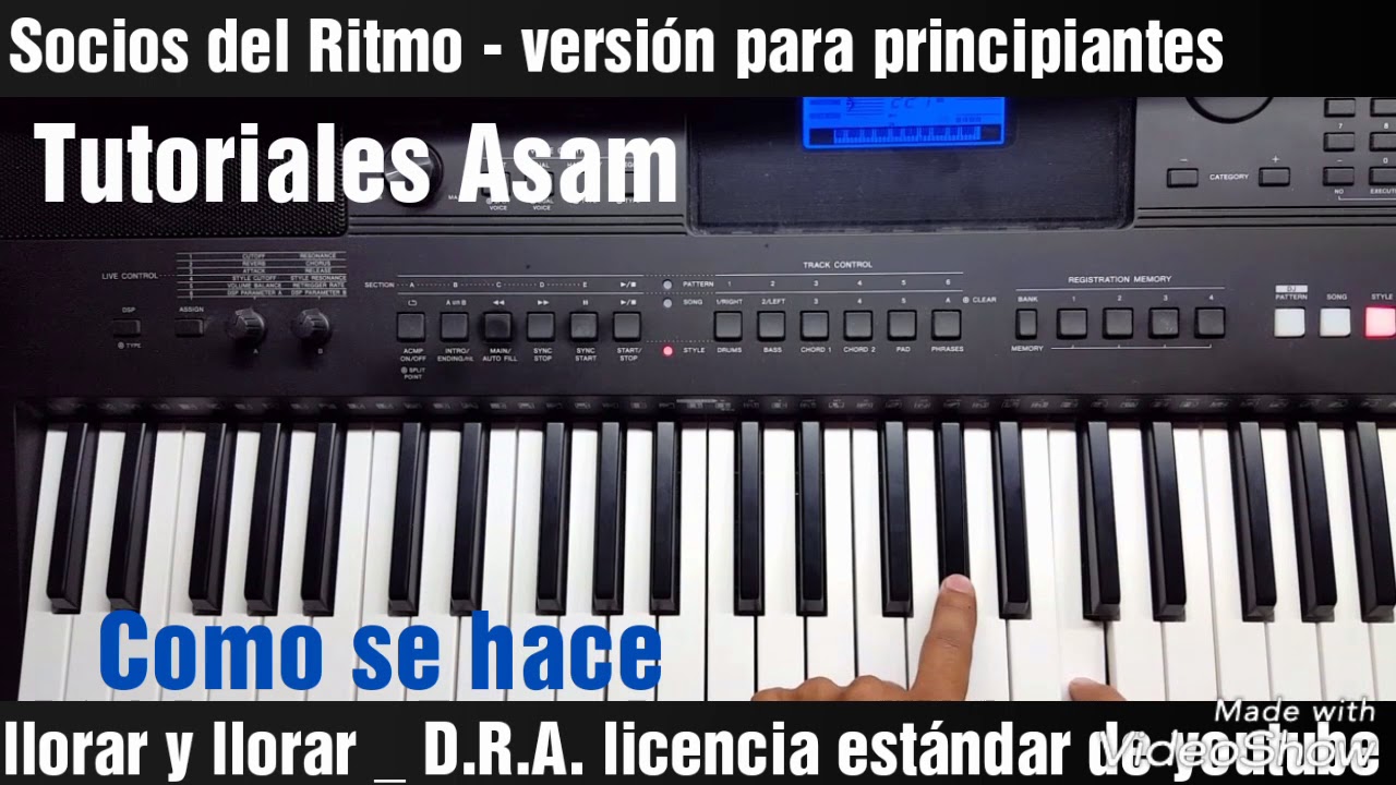 Llorar y llorar - Socios del Ritmo (Tutorial fácil para principiantes)