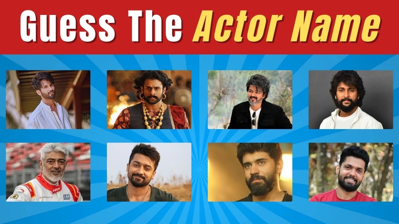 Only Real Fans Can Name All 50 Indian Actors! 🇮🇳🔥 | Ultimate Actor Quiz Challenge | Part 2