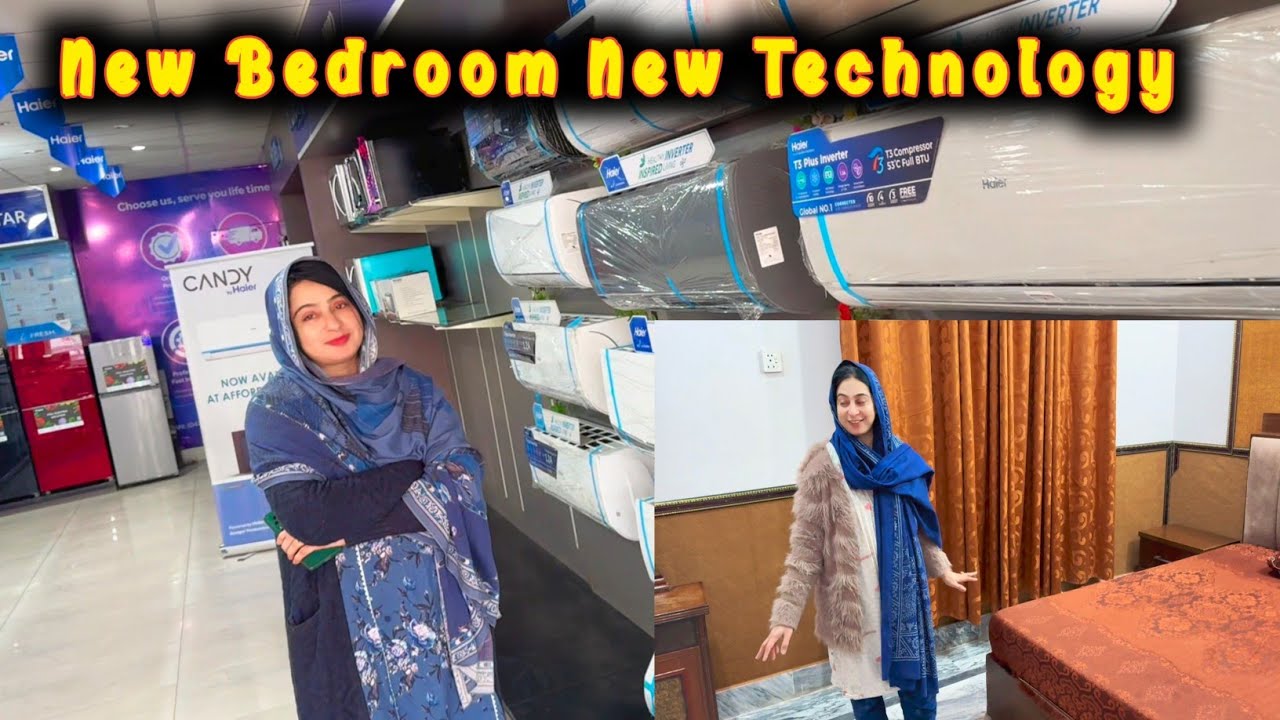 New Bedroom New  latest Technology Wala AC HumTaraqi Kr Gye Mintoo Family 