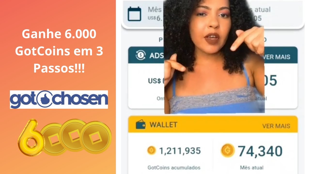 Ganhe 6.000 GotCoins na Gotchosen em 3 Passos
