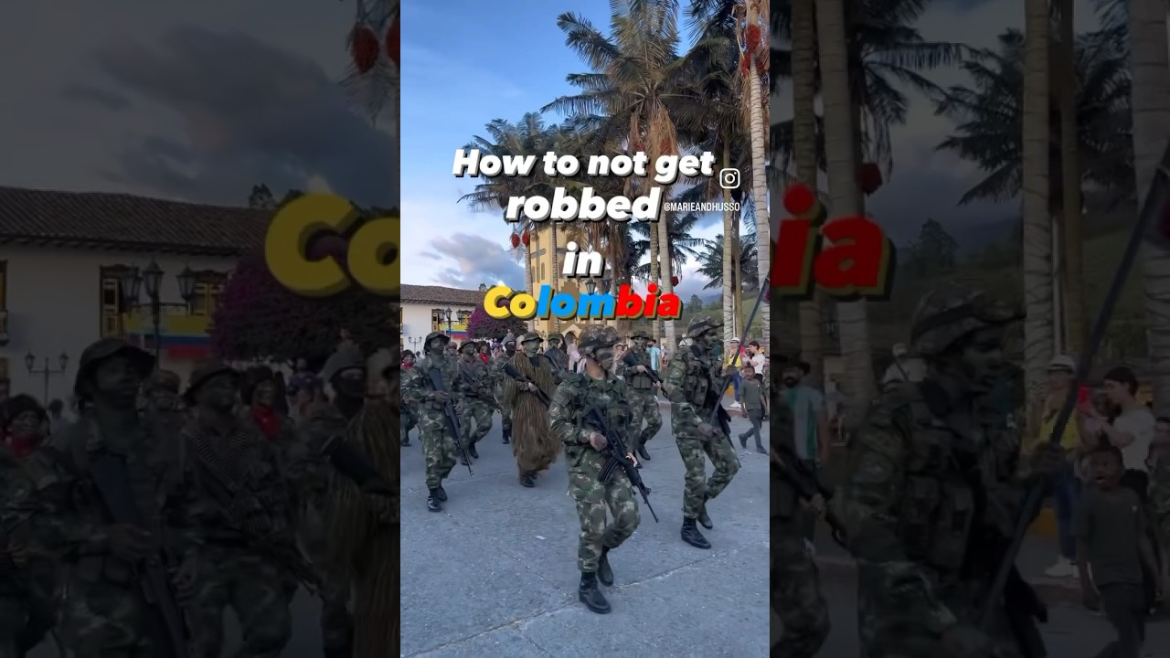 How to not get robbed in Colombia 🇨🇴                     #shorts