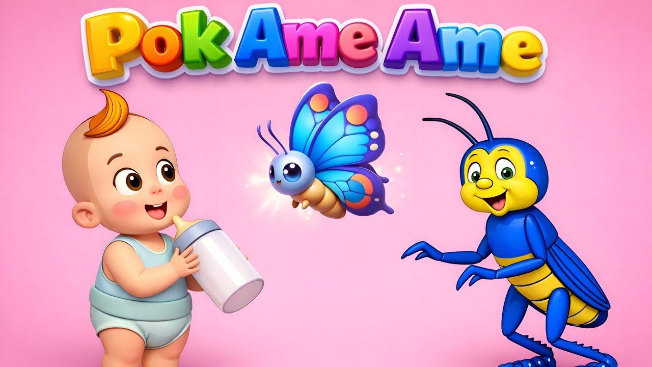 Pok Ame Ame - Pok Ame Ame Belalang Kupu kupu - Lagu Anak Indonesia - Lagu Anak Lucu