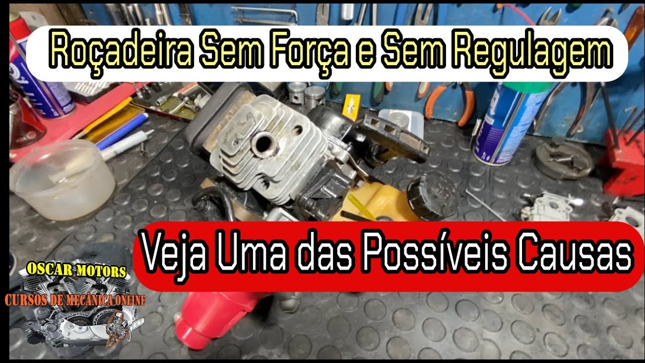 Roçadeira não Dispara, Sem Força e Sem Regulagem? Veja Uma Das Possíveis Causas