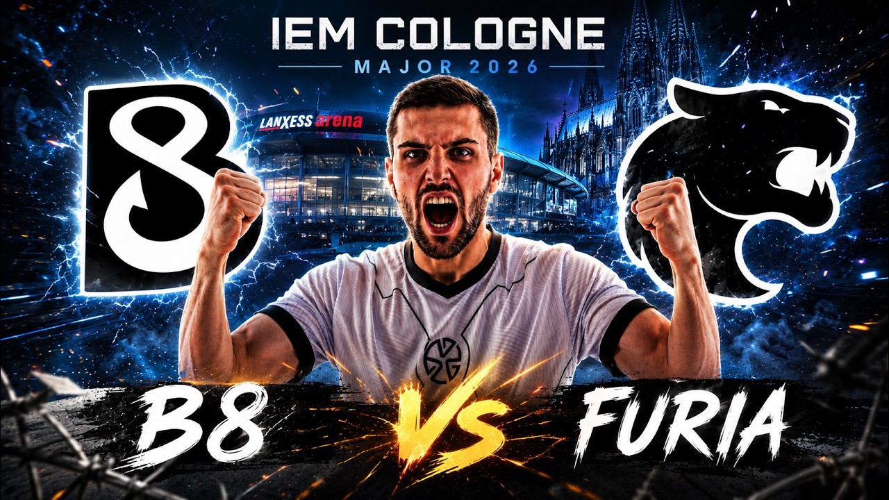 INK MATE СМОТРИТ МАТЧ B8 vs FURIA - IEM COLOGNE 2026 MAJOR (CS 20 #inkmate #leha2077