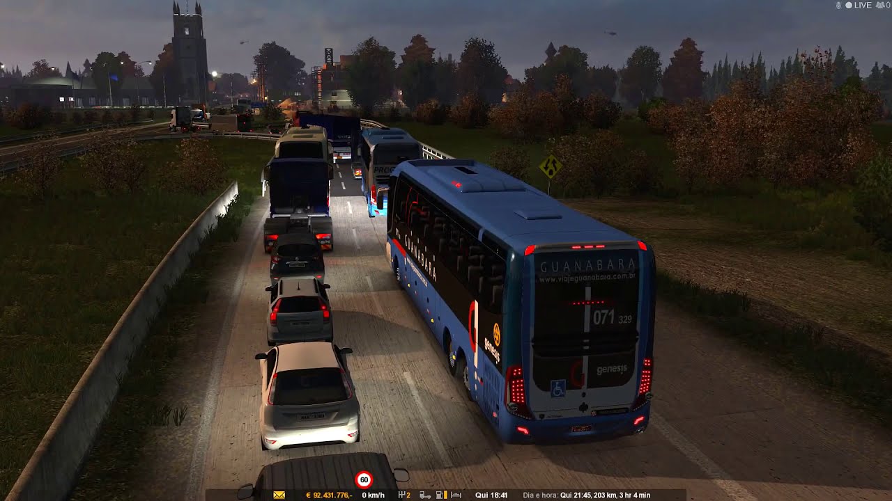 BAITA ENGARRAFAMENTO | MACEIÓ | VIAÇÃO GUANABARA l ETS2 MOD BUS l SIMULAÇÃO ao EXTREMO #47