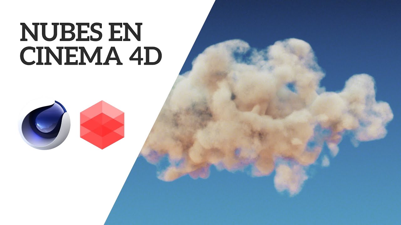 ☁ Creando Nubes en Cinema 4d y Redshift  ☁