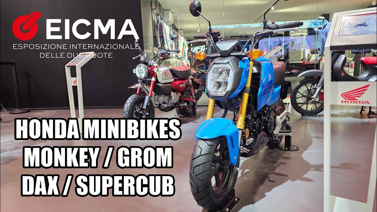 Honda MINI BIKES  - EICMA 2024 (Monkey, Grom, Dax, SuperCub)