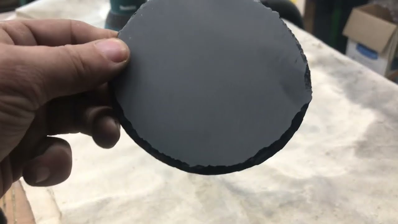 Resurfacing slate coaster