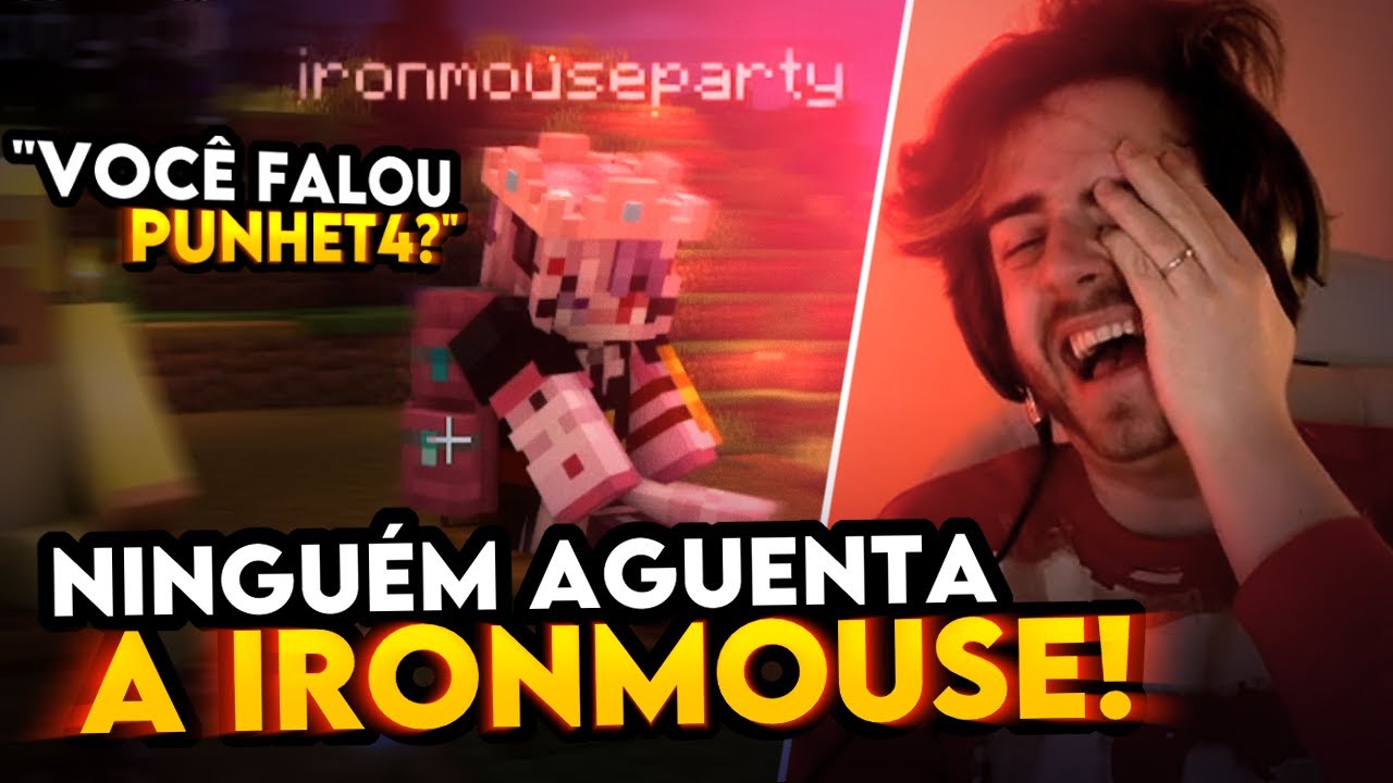 IRONMOUSE QUEBROU O CELLBIT E O QUACKITY COM APENAS UMA FRASE - QSMP