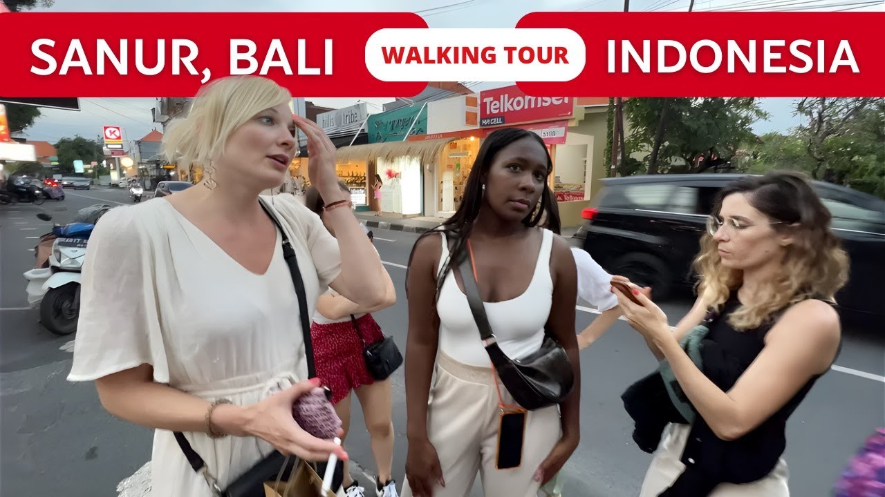 SANUR BALI today 🇮🇩 Sanur beach Bali WALKING tour | Bali 2024 Indonesia | Icon Bali Mall Sanur