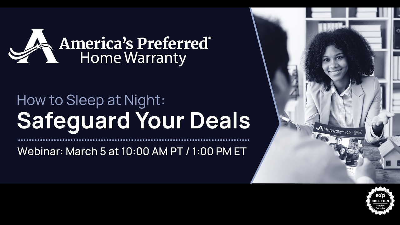 APHW | How to Sleep at Night  Safeguard Your Deals with A Home Warranty