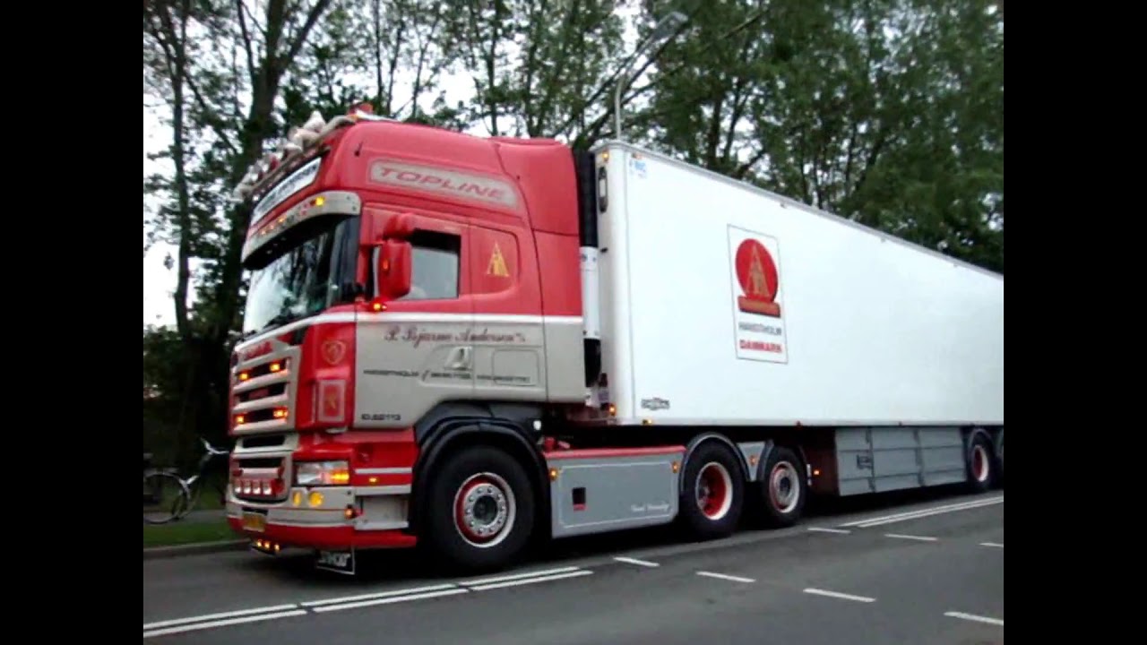 Loud Scania V8 From Bjarne Andersen Drives By