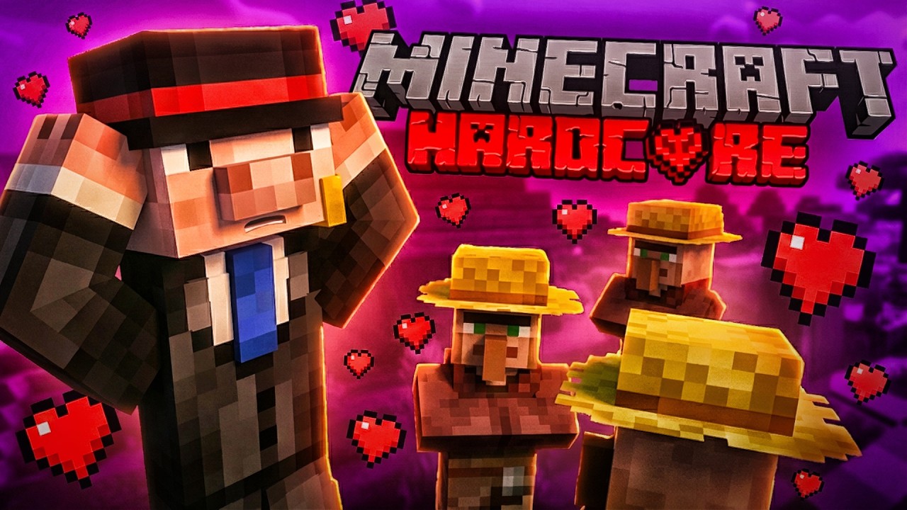 НАШЁЛ ДЕРЕВНЮ! Первые изумруды! НАЧАЛО ПРОХОЖДЕНИЕ Minecraft ХАРДКОР #1