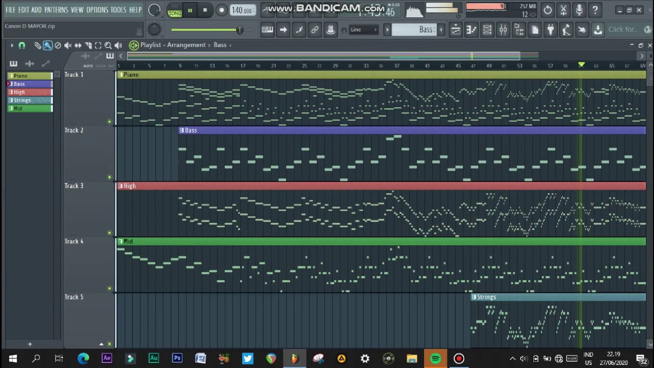 Orchestra FLP(FREE) Johann Pachelbel - Canon in D Mayor | Free FLP 2020