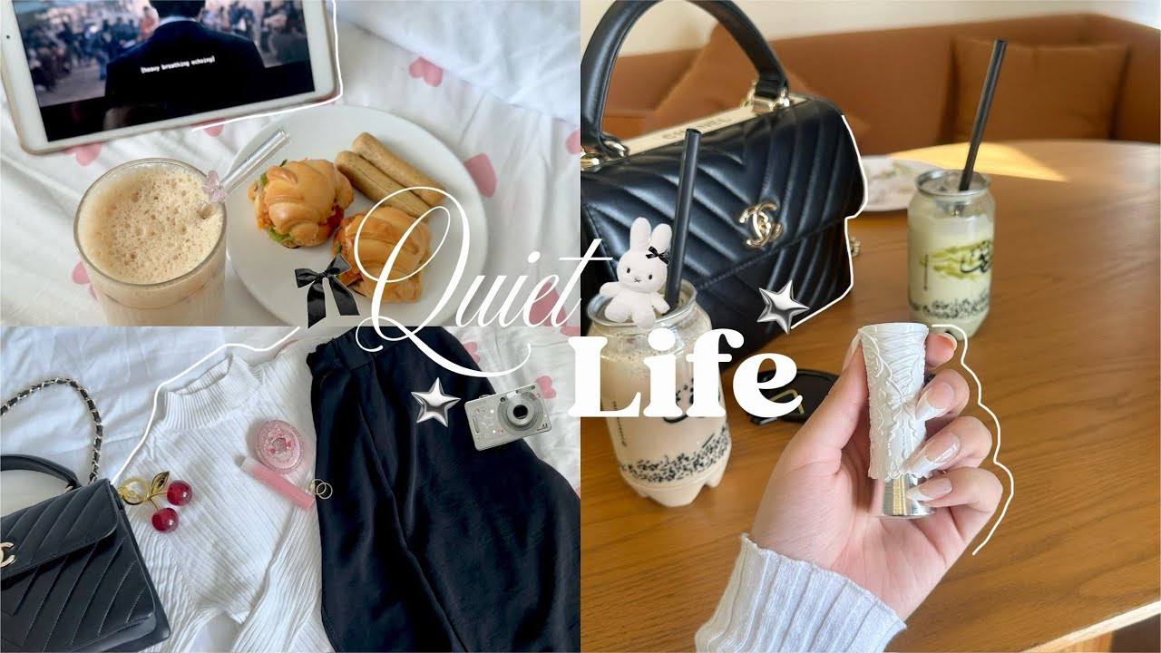 Quiet life (vlog) ˚.🎀༘⋆ | skincare, unboxing, cafe hopping & more..