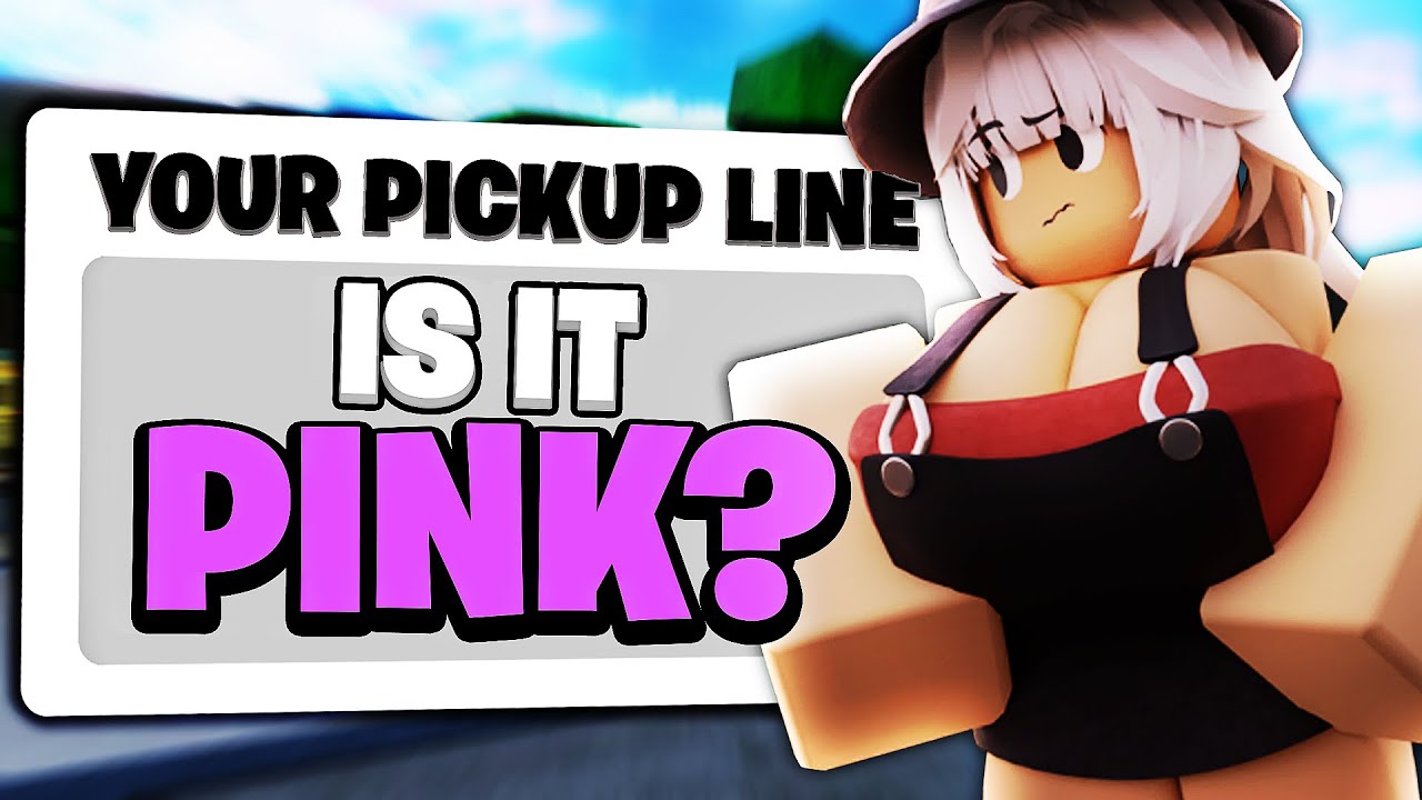 so i used my viewers pickup lines on roblox da hood...