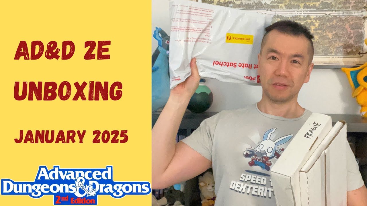 AD&D 2e unboxing Jan 2025. Al-Qadim, Spelljammer, 4e and more.