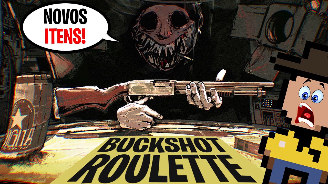 O DEALER DA RUSSIA * agora tem novos itens * (Buckshot Roulette)