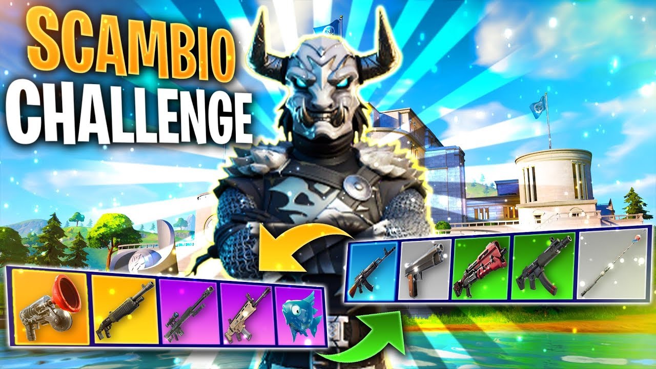 VINCERE USANDO SOLO LE ARMI DEGLI AVVERSARI È POSSIBILE ?! - FORTNITE CHALLENGE