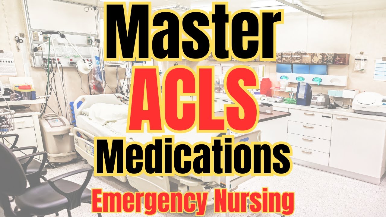 Are You Confident With ACLS Medications? ( Test Your Knowledge! )