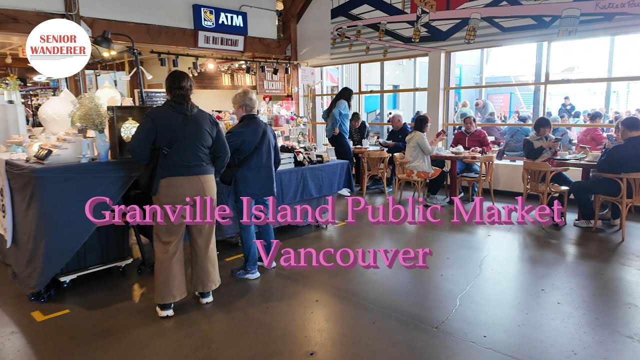 Vancouver street walk, EP345 - Granville Island Public Market, Vancouver