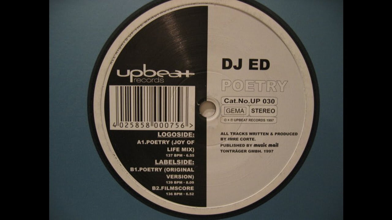 Dj Ed - Poetry (Joy Of Life Mix) (Trance 1997)