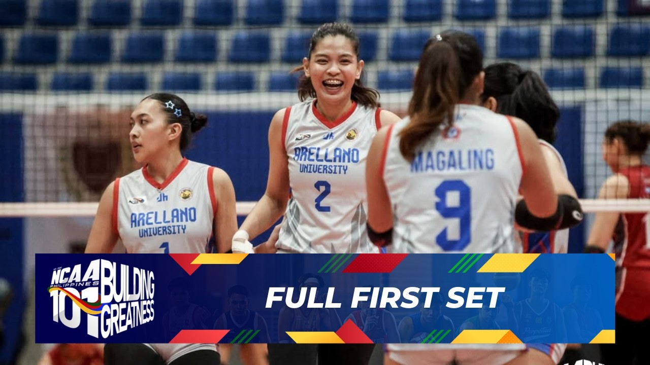 FULL FIRST SET - Arellano Lady Chiefs vs LPU Lady Pirates | NCAA Season 101