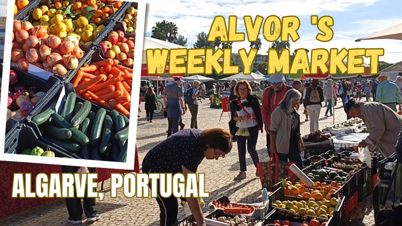 ALVOR'S TYPICAL FARMERS MARKET | ALGARVE, PORTUGAL NOVEMBER 2023 #algarve #portugal #market #travel