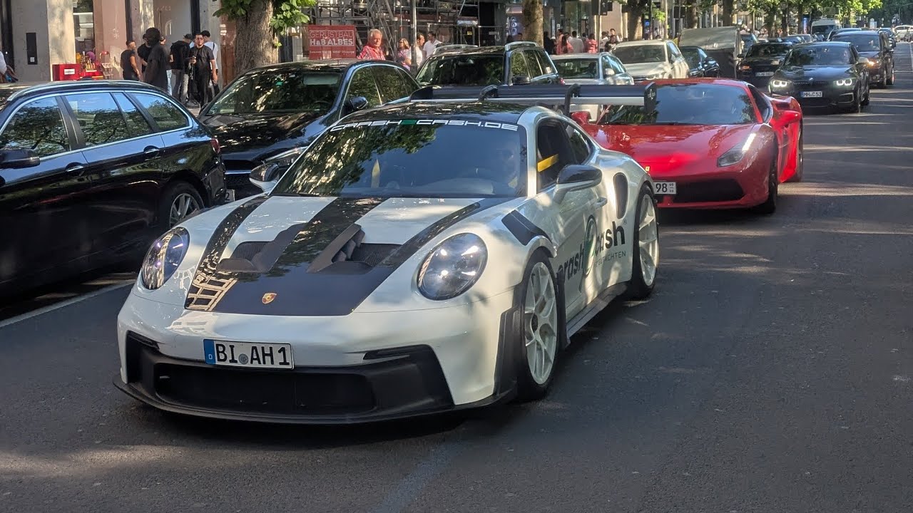 Carspotting Düsseldorf: Gintani SVJ,5×SLS,2×992GT3RS,997GT3RS,SV And More