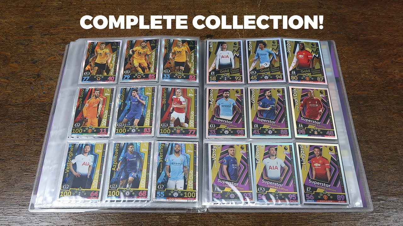 COMPLETE COLLECTION! Match Attax 2018/19