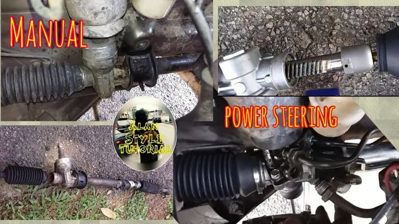 Cara ganti steering rack/pasang one set power steering.