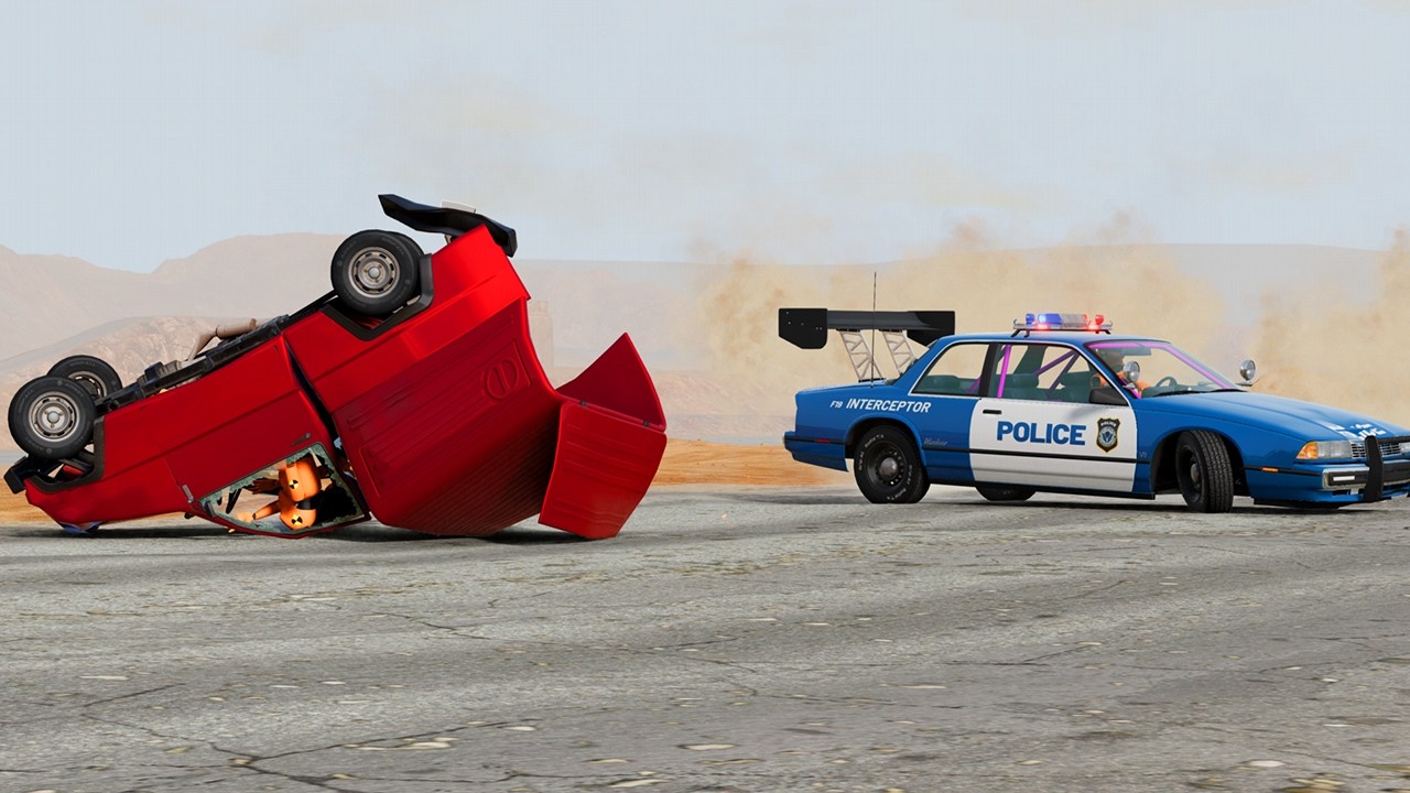 100 Miles of DESERT ROAD RAGE! (BeamNG)