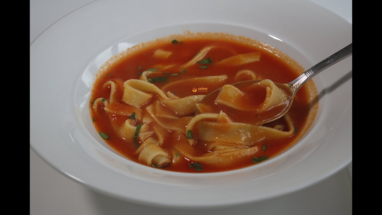 Tomato Soup Juha od Rajčice Paradajz Supa - Sašina kuhinja
