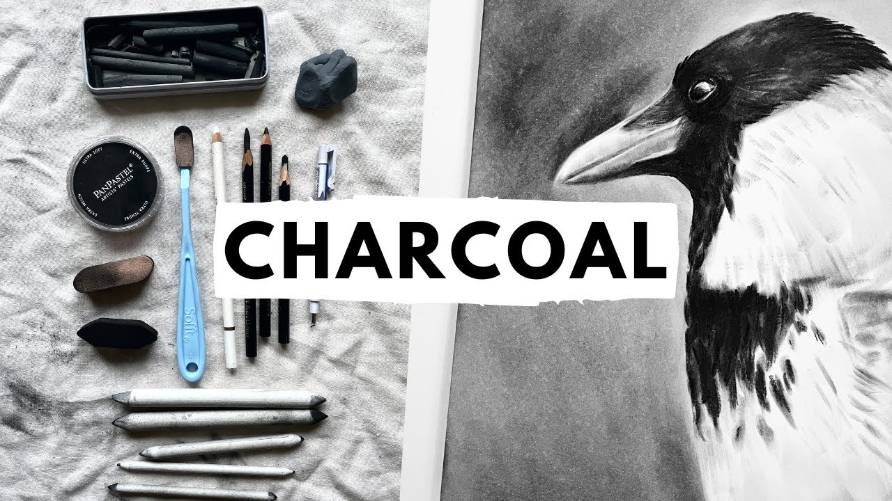 Everything I know about charcoal drawing in one video
