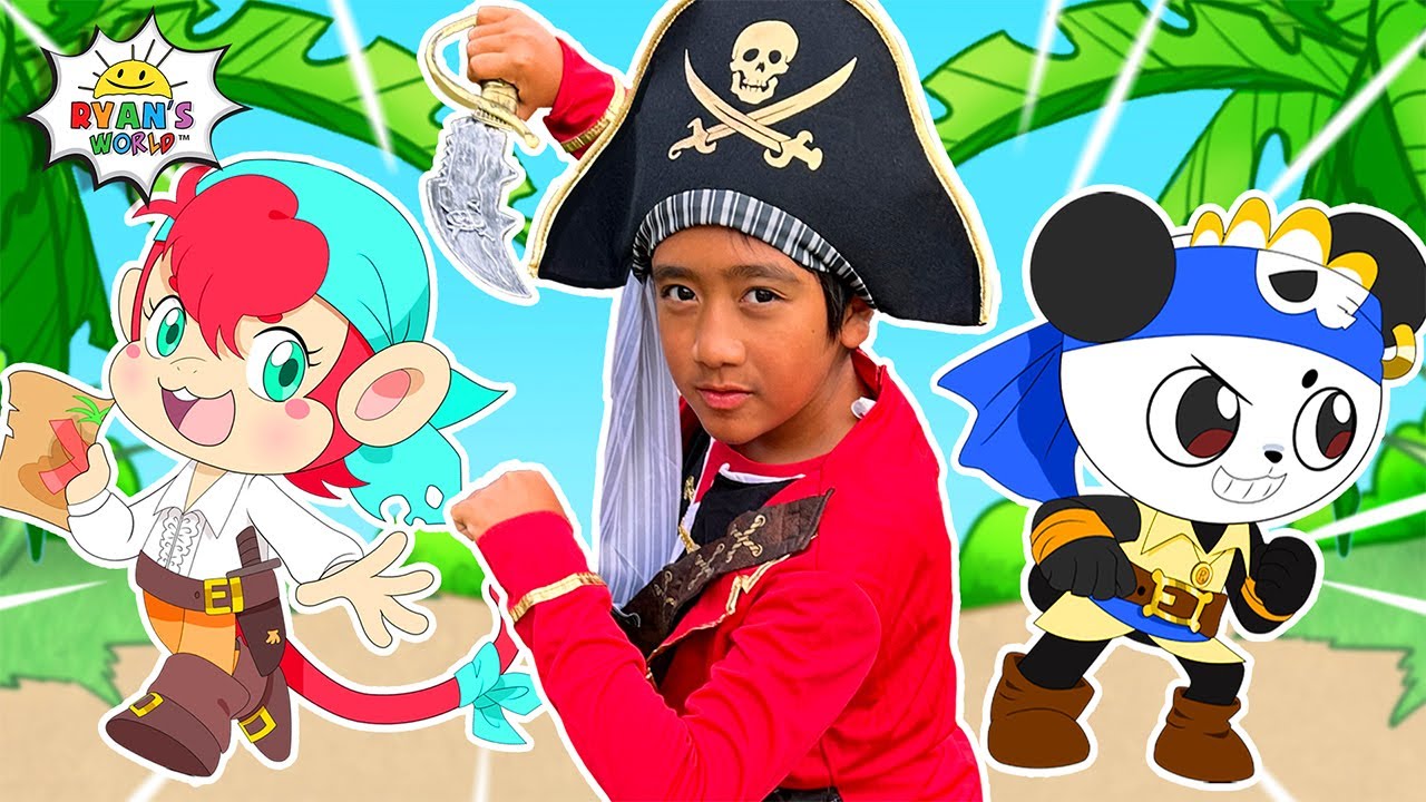 Pirate Ryan and Friends found Buried Treasure FULL CARTOON ANIMATION