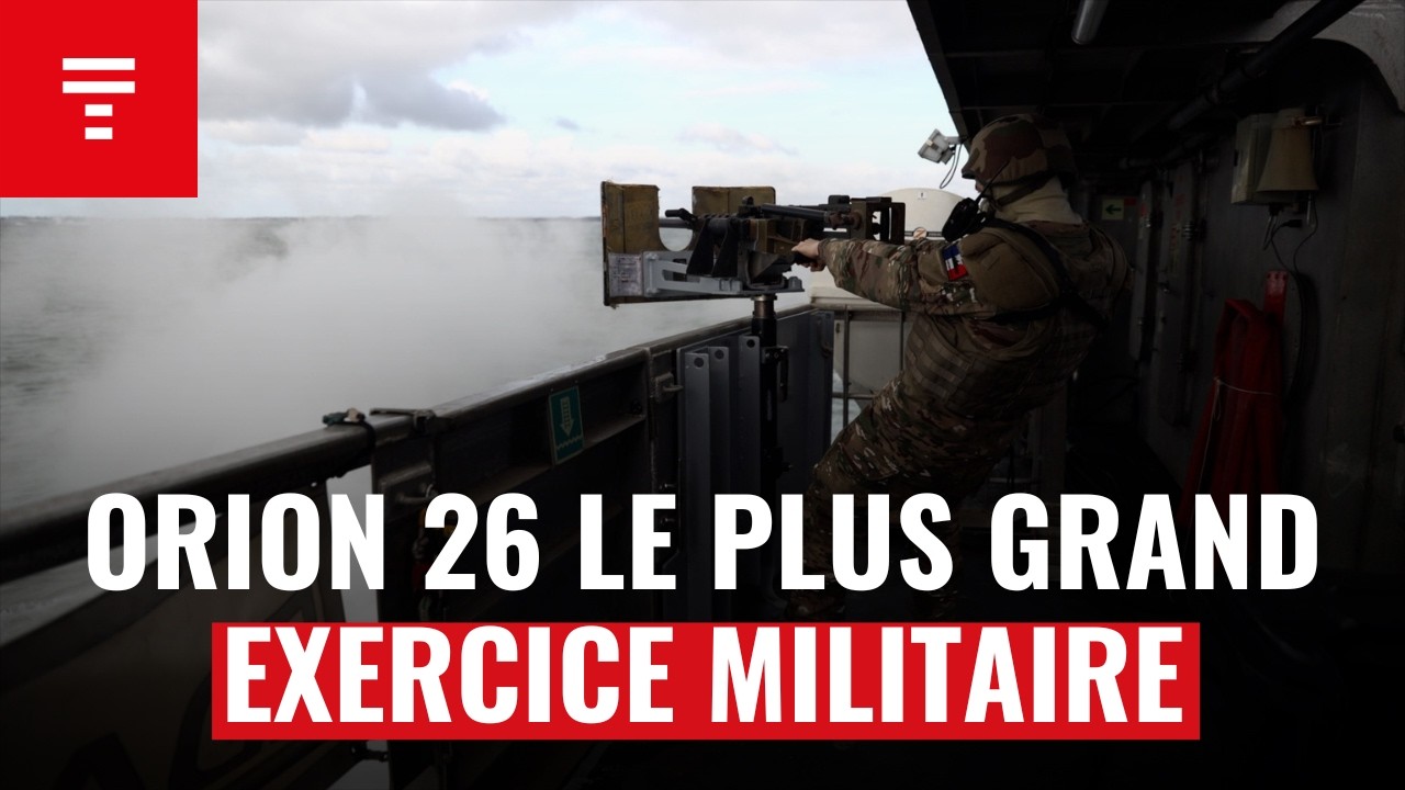 L&rsquo;exercice Orion 26 simule un assaut amphibie sur les c&ocirc;tes bretonnes