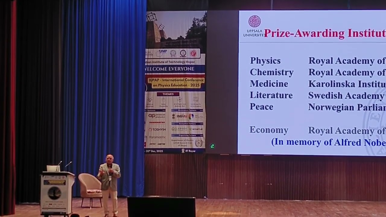 Top professor speech in physics 