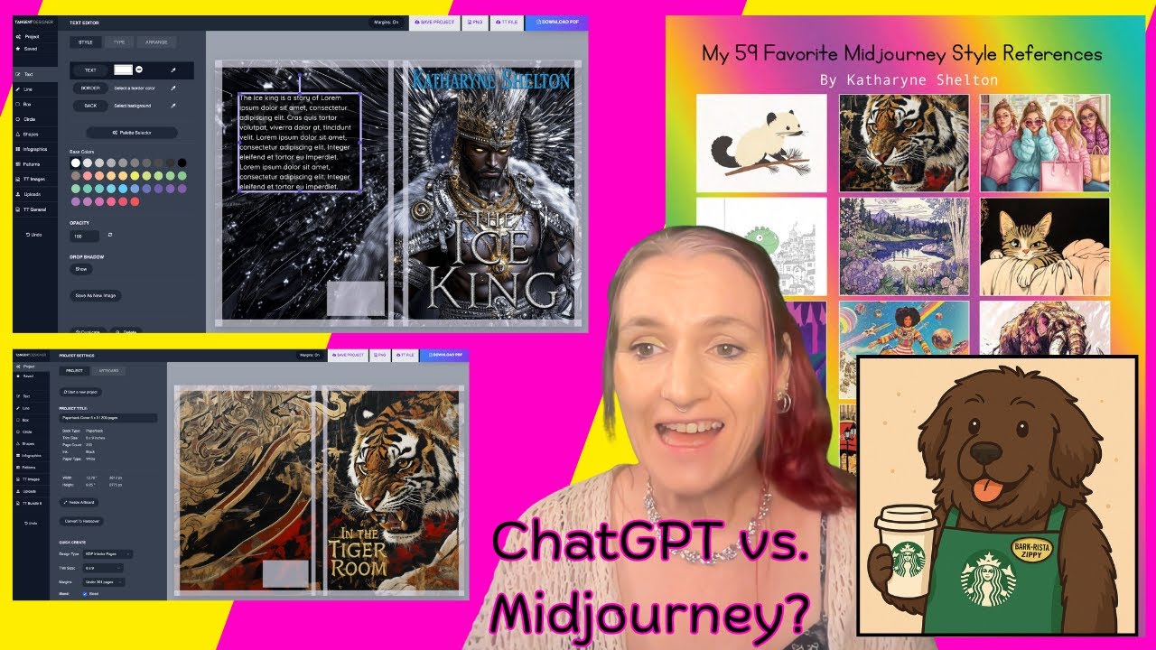 ChatGPT 4o Image Gen v. Midjourney! Coloring books, AMAZING book covers AND NEW FREE Style Ref Book!