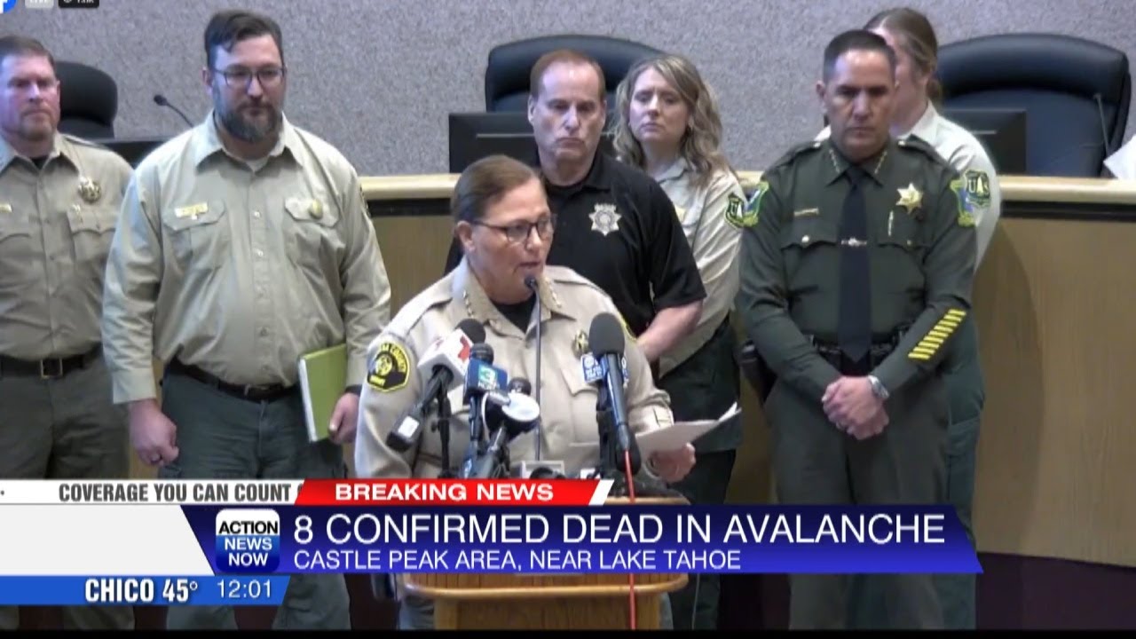 Eight backcountry skiers found dead and 1 still missing after Nevada County avalanche