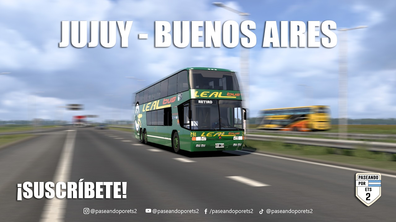 🔴¡EN VIVO! | ¡EL MARCOPOLO GV DE LEAL BUS!🔥¡DESDE JUJUY HACIA BUENOS AIRES!🚌| ETS 2 MAPA CEIBO🚍#83