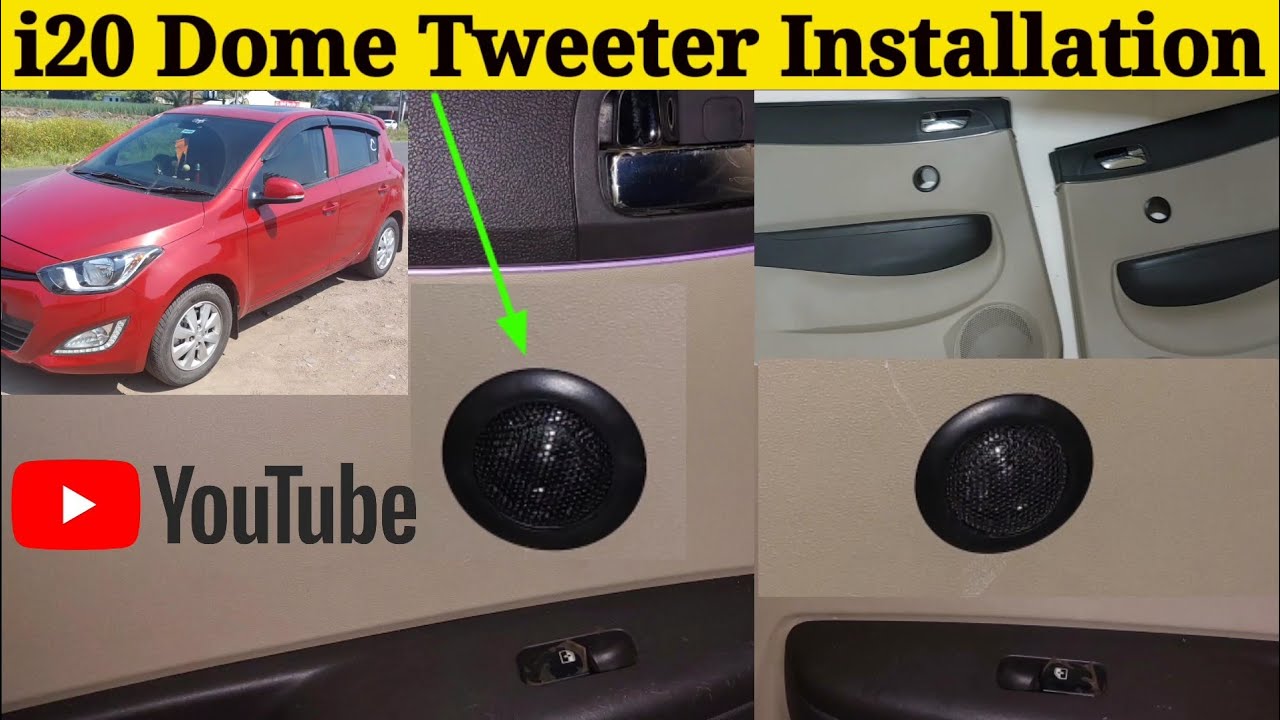 Dome 💥 Tweeter Installation 🛠️ With OEM Fitting ✨ At Home 🏠 Hyundai i20 🚘  2012