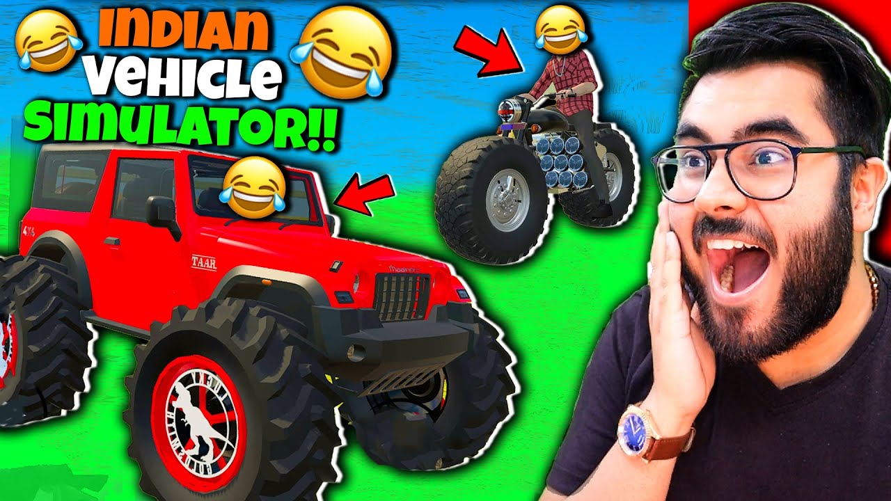 😂 INDIAN VEHICLES SIMULATOR 3D | THAR & BULLET Funny Moments #2 😂 | Hitesh KS