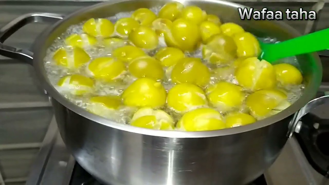🍋الليمون/المخلل/على/أصوله/بطريقة/أمهاتنا/وجداتنا/بالعصفر/وخلطة/حشو/رهيييبة
