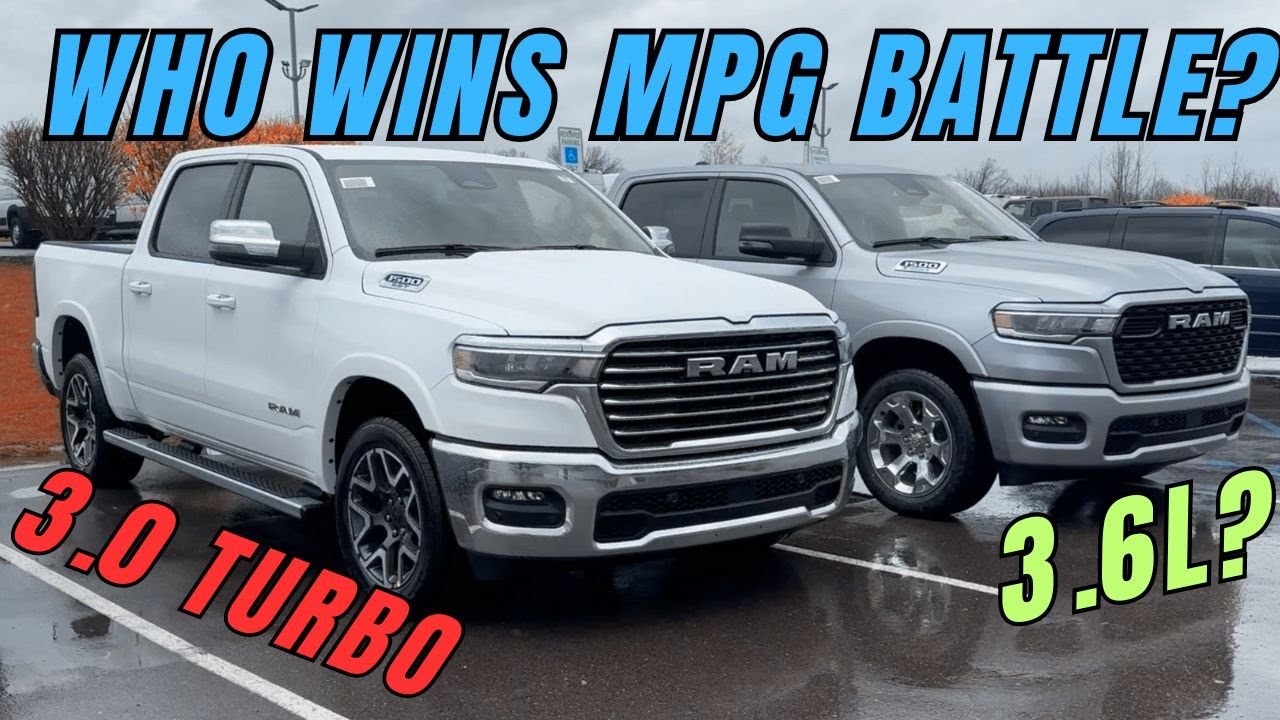 Обзор Ram 1500 3.6l eTorque BigHorn 2025 года выпуска, первое впечатление об интерьере и экстерье...